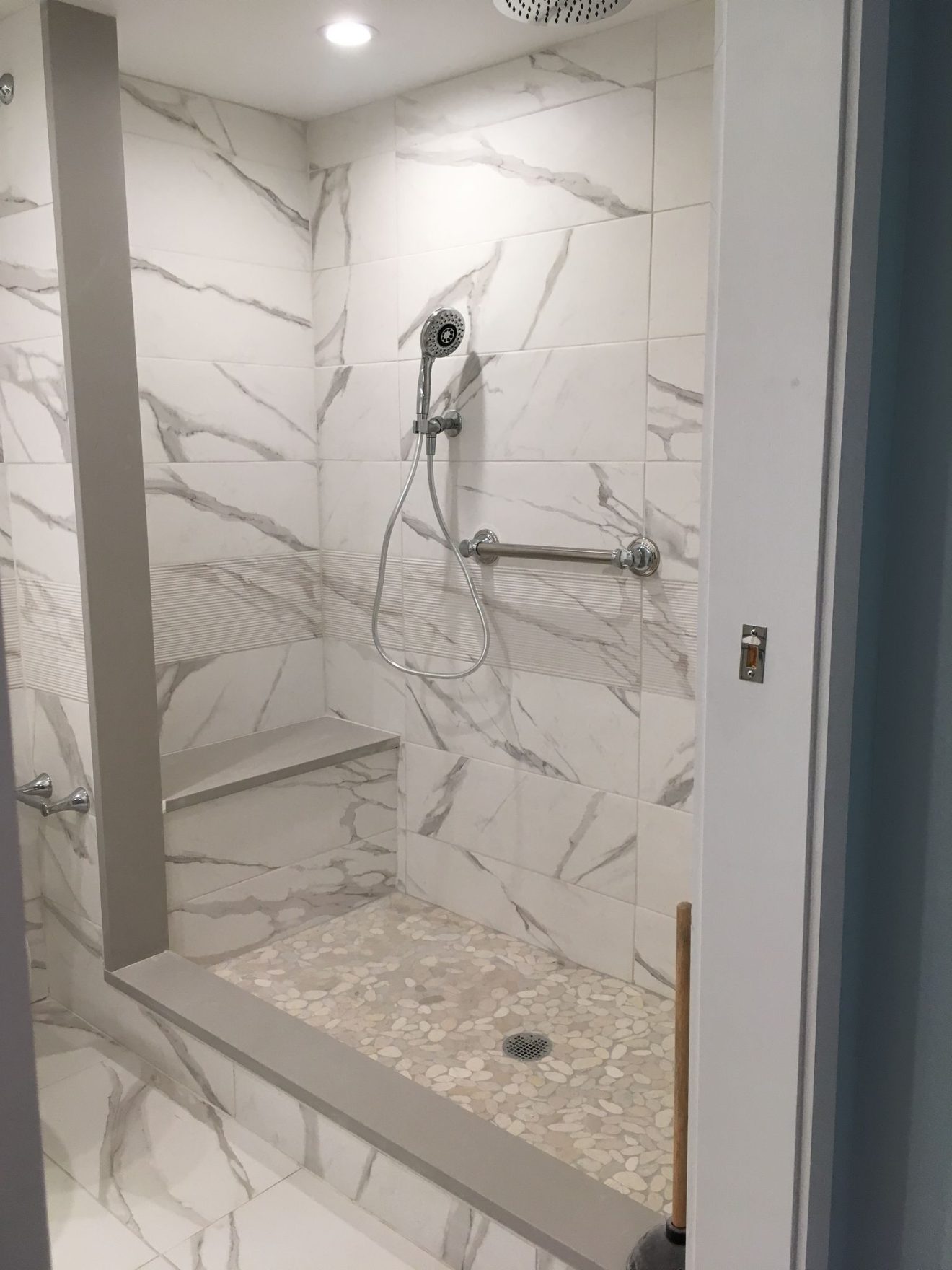 Full bath remodel — The shower