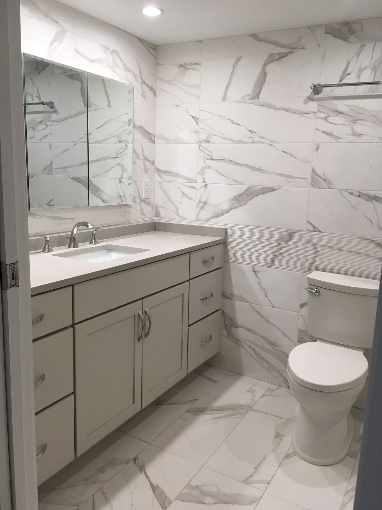 Full bath remodel — The vanity